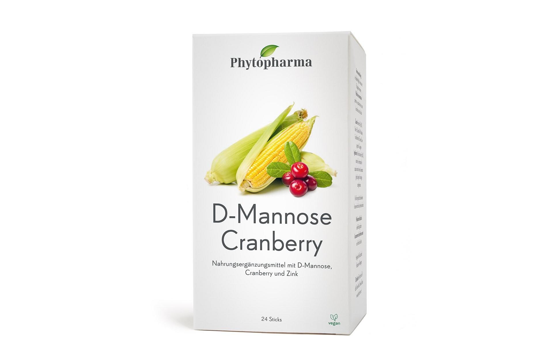 D-Mannose Cranberry 24 SticksBei Blasenbeschwerden