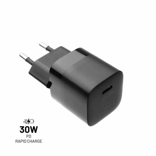 Fixed - Mini Oplader USB-C PD 30W Sort