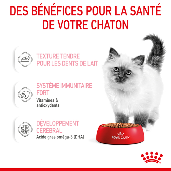 Bouchées en sauce chaton de 4 à 12 mois Kitten 12x85g