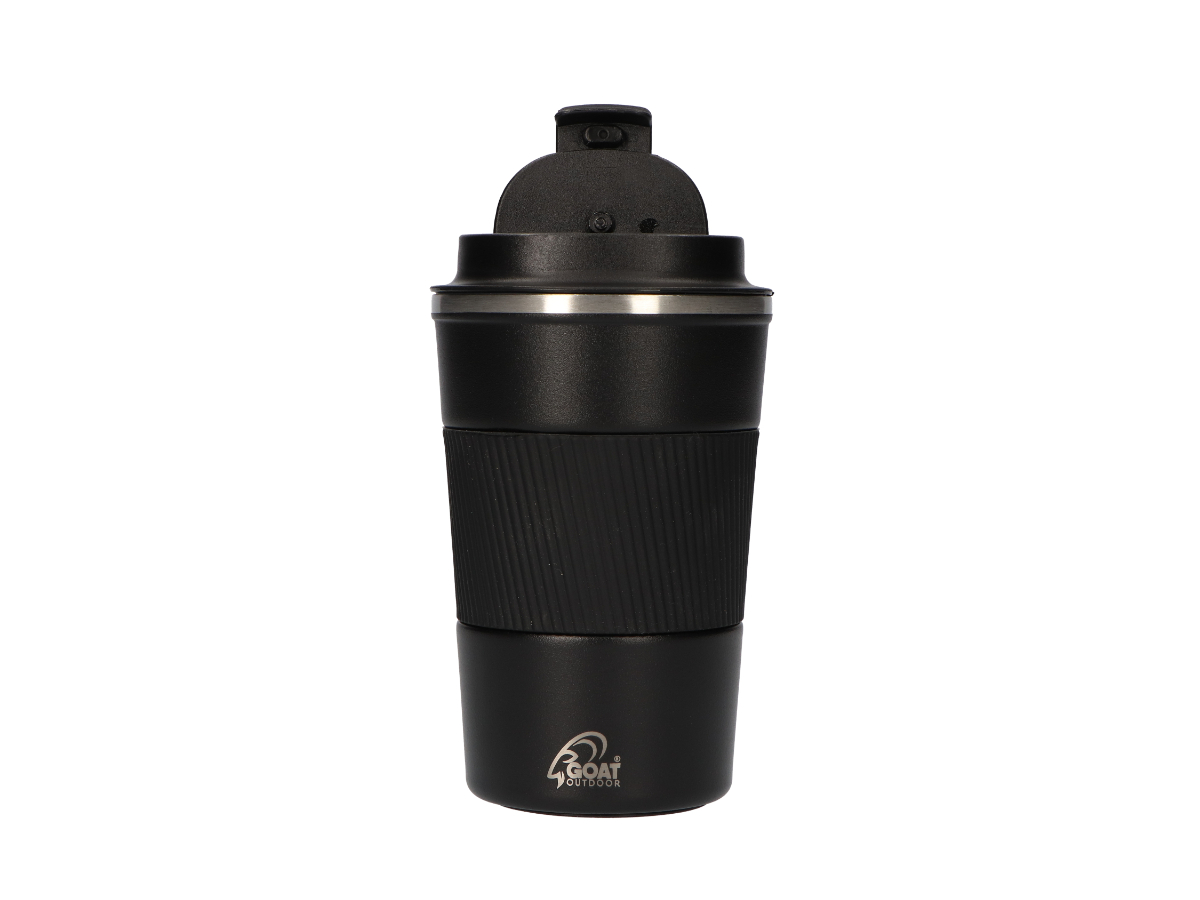 GOAT Outdoor 380 ml RVS Koffiebeker To Go - Black