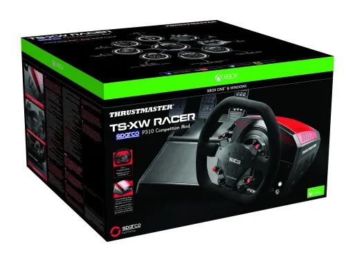 Thrustmaster TS-XW Racer Sparco P310, Rat   Pedaler, PC, Xbox One, Digital, 1080°, Ledningsført, Sort