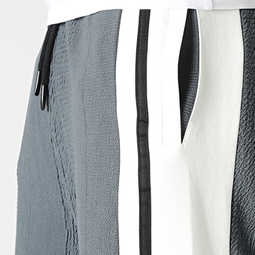 Pantalon Jogging Gris Anthracite Blanc
