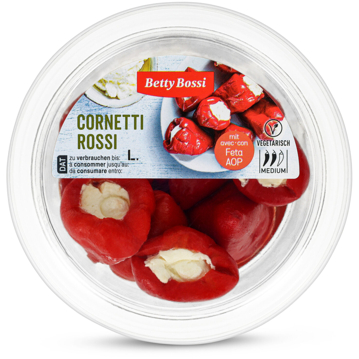 Betty Bossi Cornetti rossi scharf
