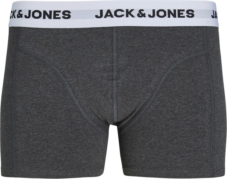 Jack & Jones JACBASIC WHITE WB TRUNKS 5 PACK NOO Forest night/navy blazer - dark gre