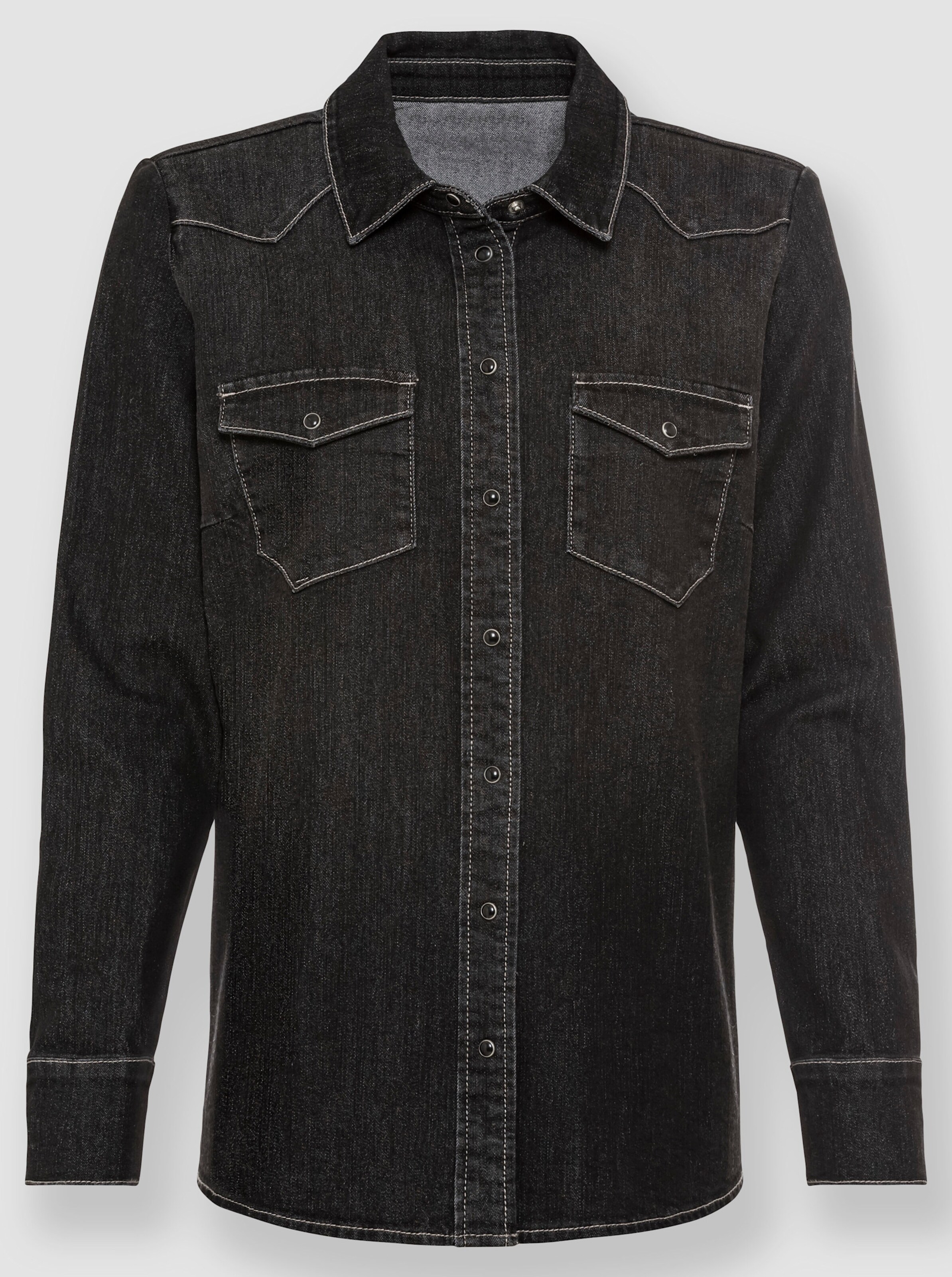 Jeansbluse