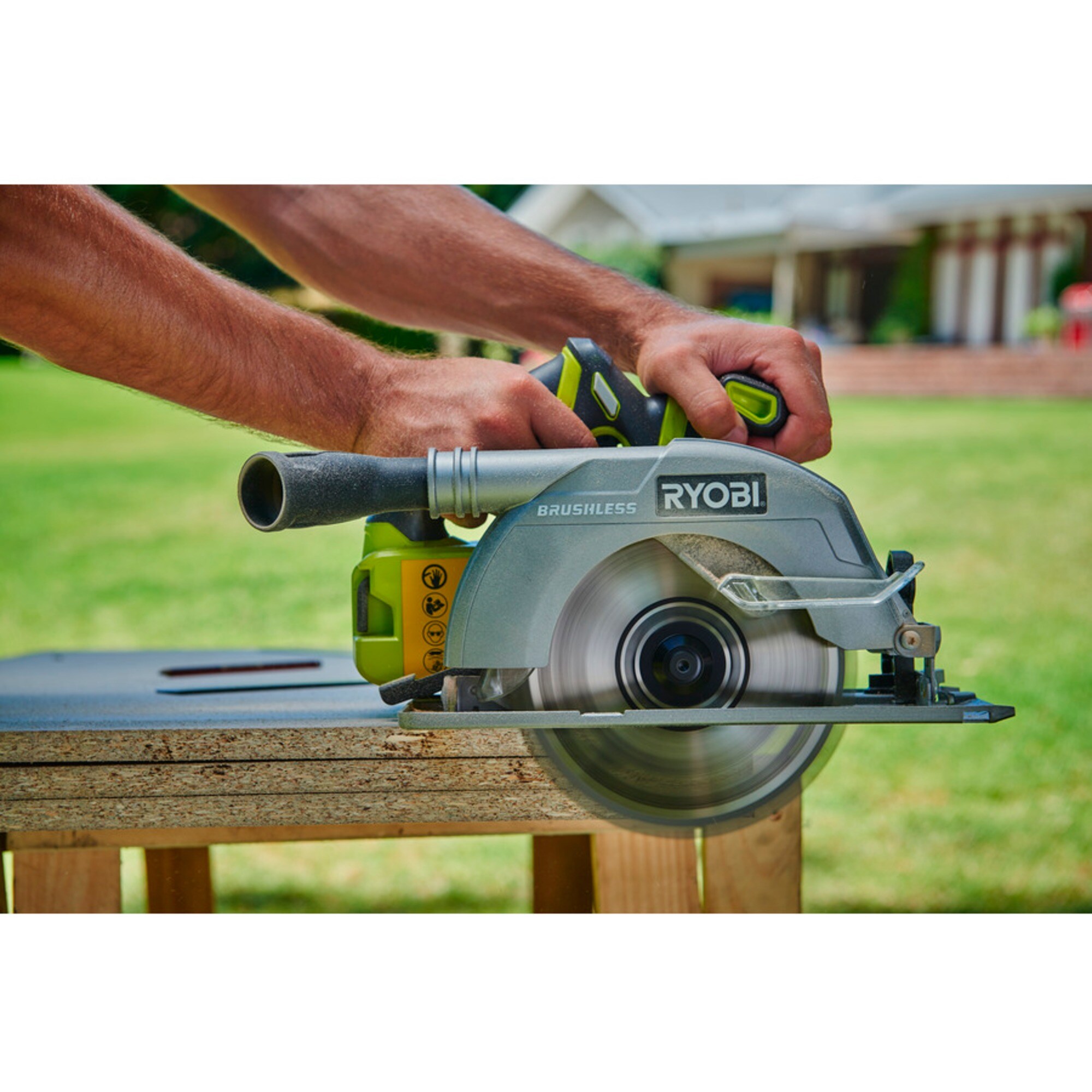 Ryobi Handkreissäge ONE+ Akku-Handkreissäge R18CS7-0, 18Volt
