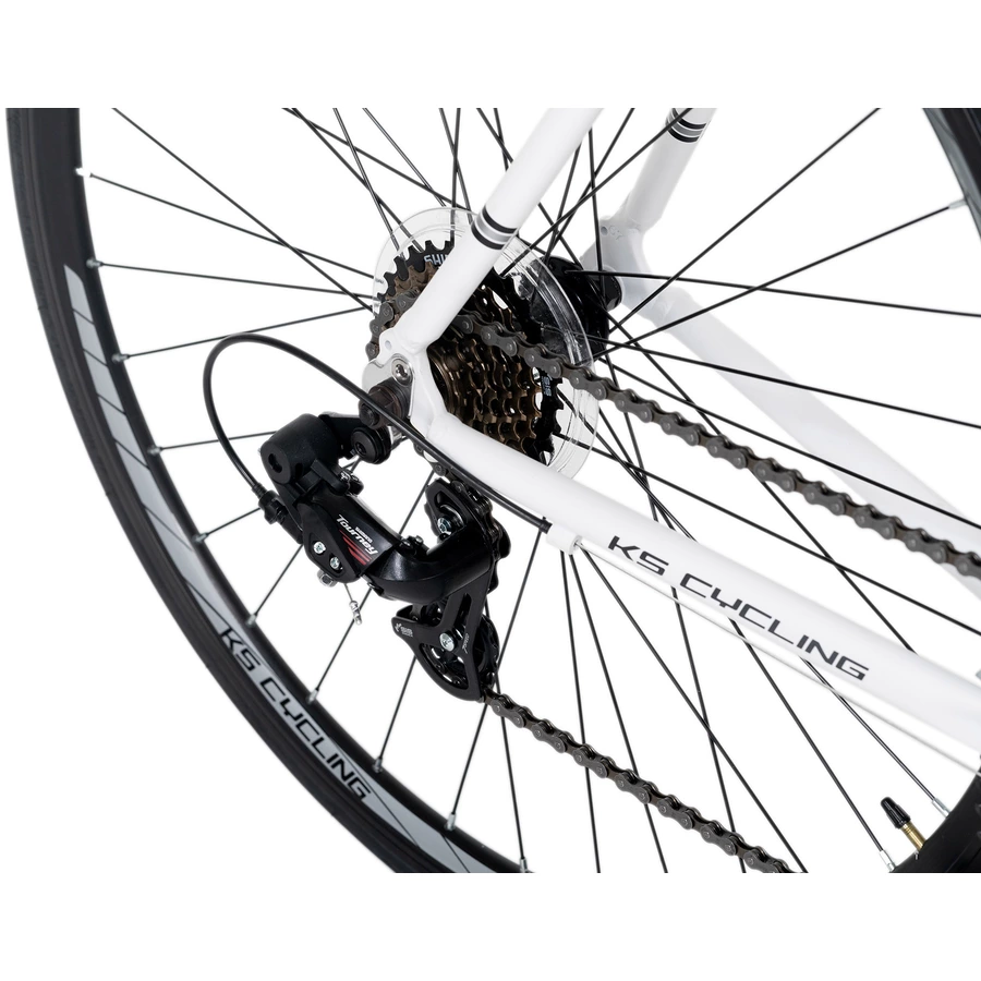 KS Cycling Rennrad 28 Zoll Imperious weiß-schwarz weiß