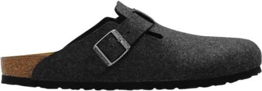 Birkenstock wollen Pantoffels Regular Anthracite Gray
