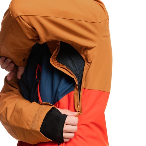Veste de ski QUIKSILVER SYCAMORE JK M SNJT BUCKTHORN BROWN