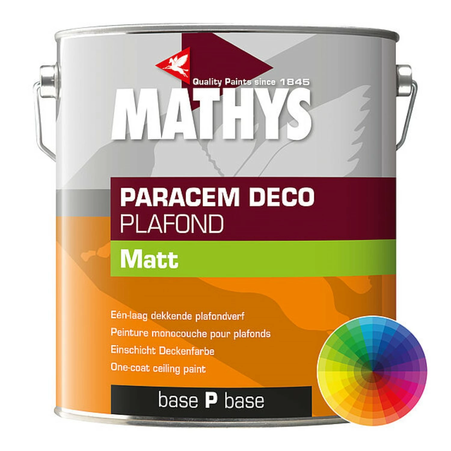 Mathys PARACEM DECO PLAFOND WHITE 10 L