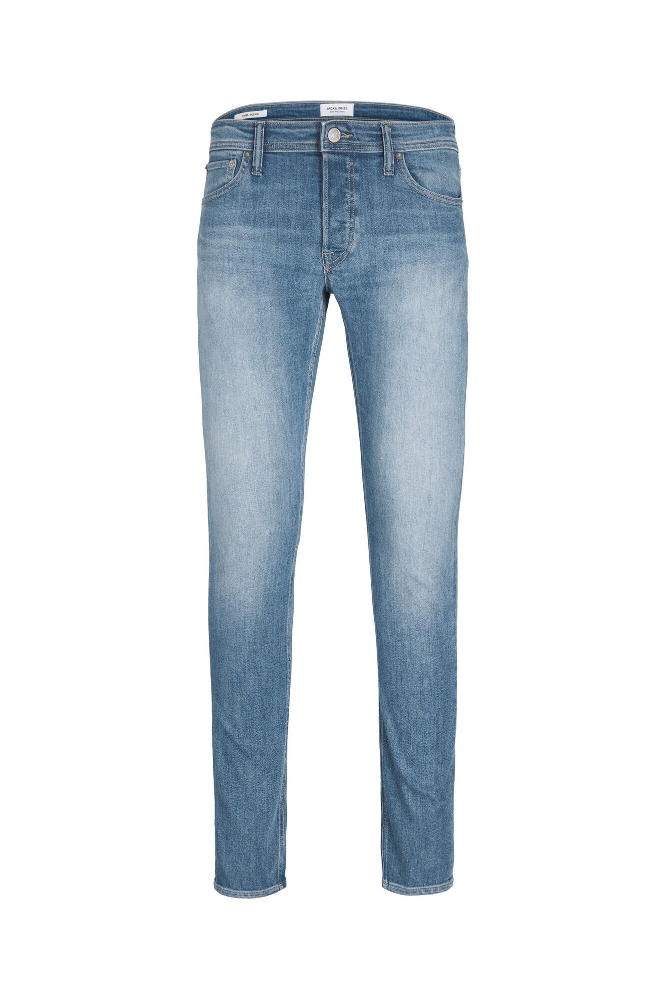 Calça jeans Glenn de algodão orgânico com corte slim