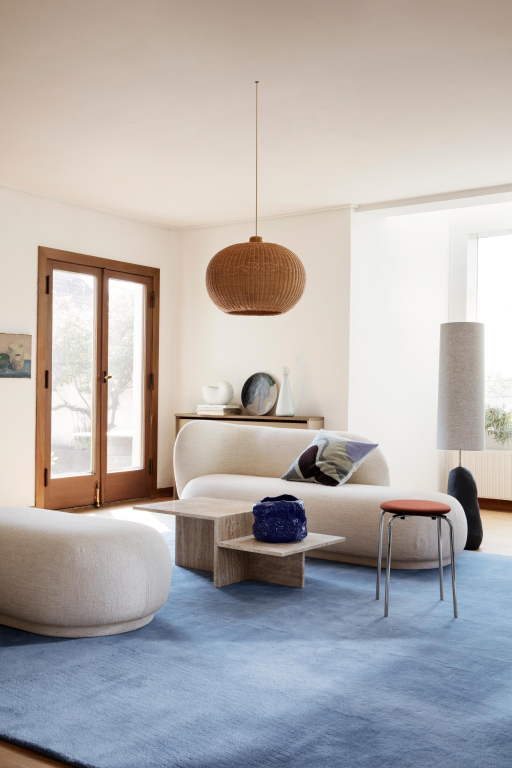 Ferm Living Rico Divan brushed bank warm grey