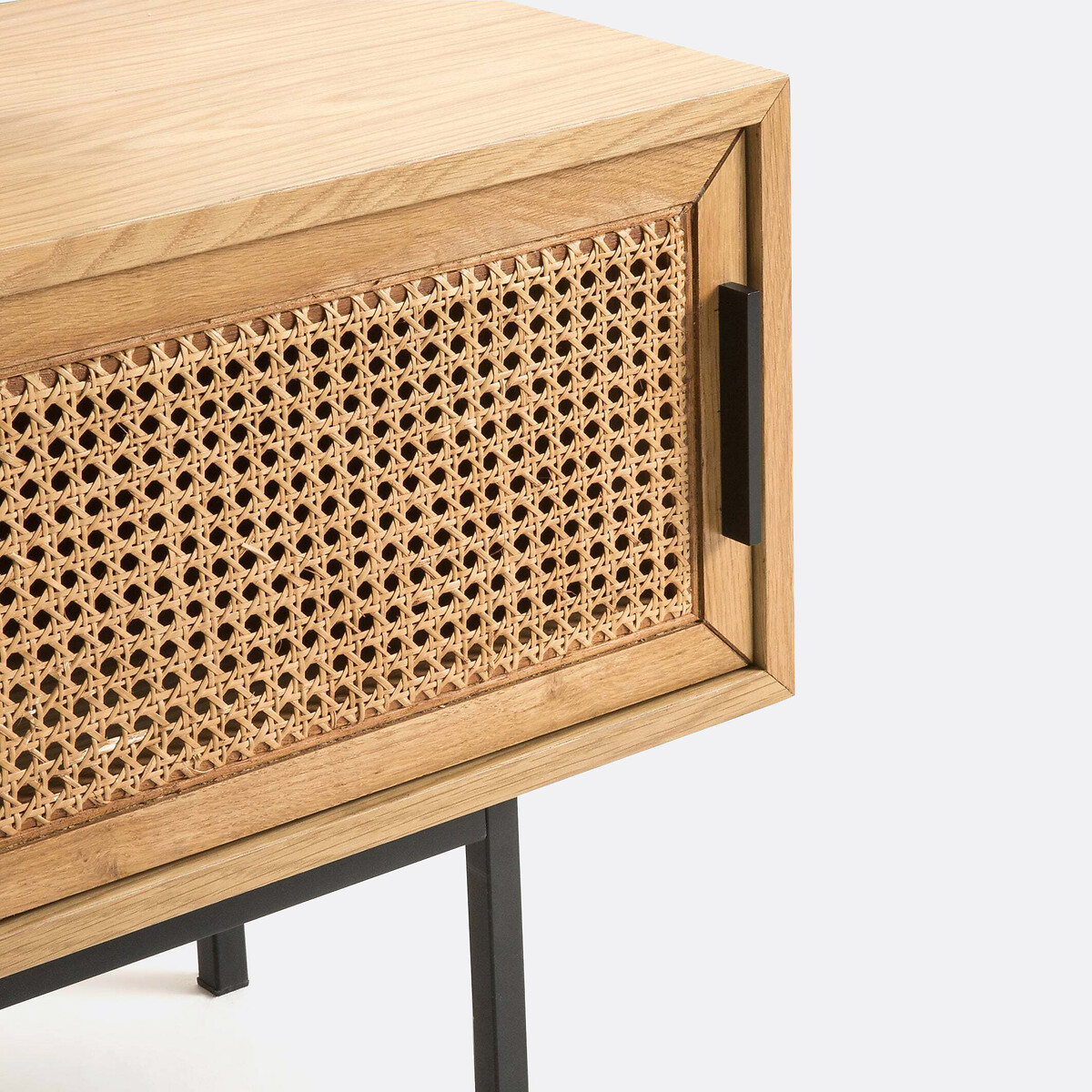 LA REDOUTE INTERIEURS<br>Móvel de TV em carvalho e vime, 160 cm, Waska