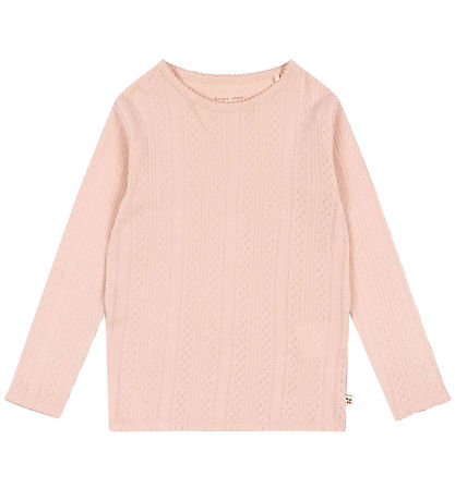 Konges Sløjd Bluse - Minna - Cameo Rose m. Lochmuster