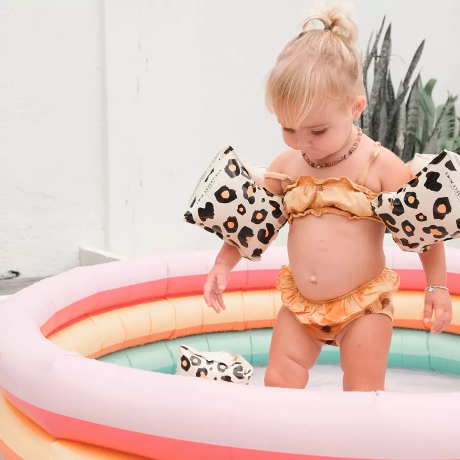 Swim Essentials Schwimmflügel Panther Beige (0-2 Jahre)