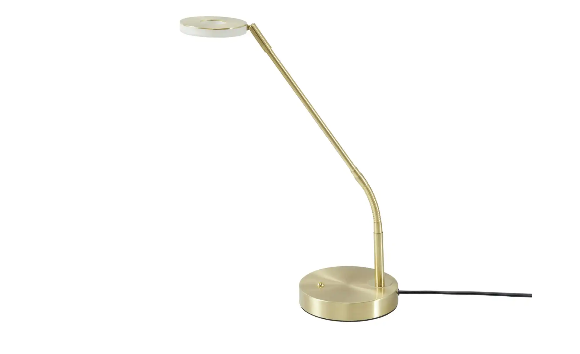 Fischer-Honsel LED-Schreibtischleuchte, Messing-matt mit Dimmer
