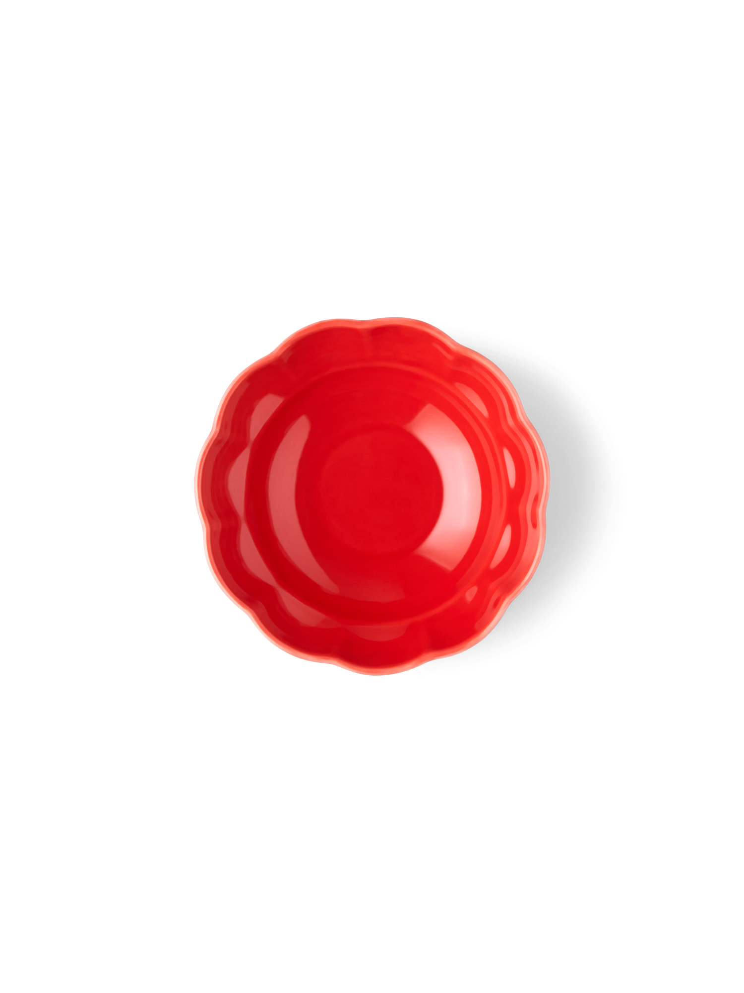 Skål | Stentøj. Ø12 x 4 cm. | Red