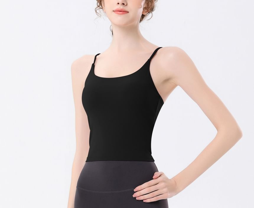 Claduodoe - Effen yoga camisole top