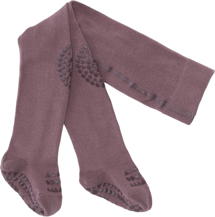 GoBabyGo Crawling tights - Organic Cotton L Misty plum