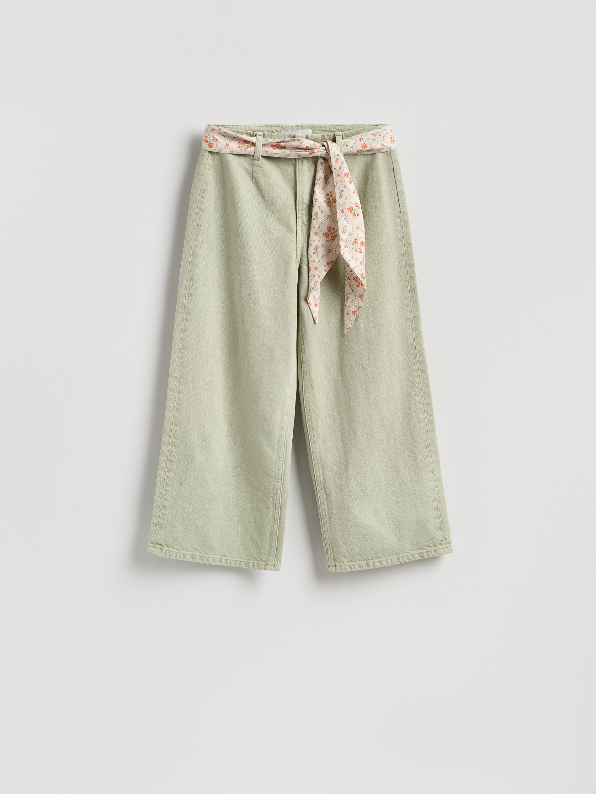 Culotte Jeans mit Tuch