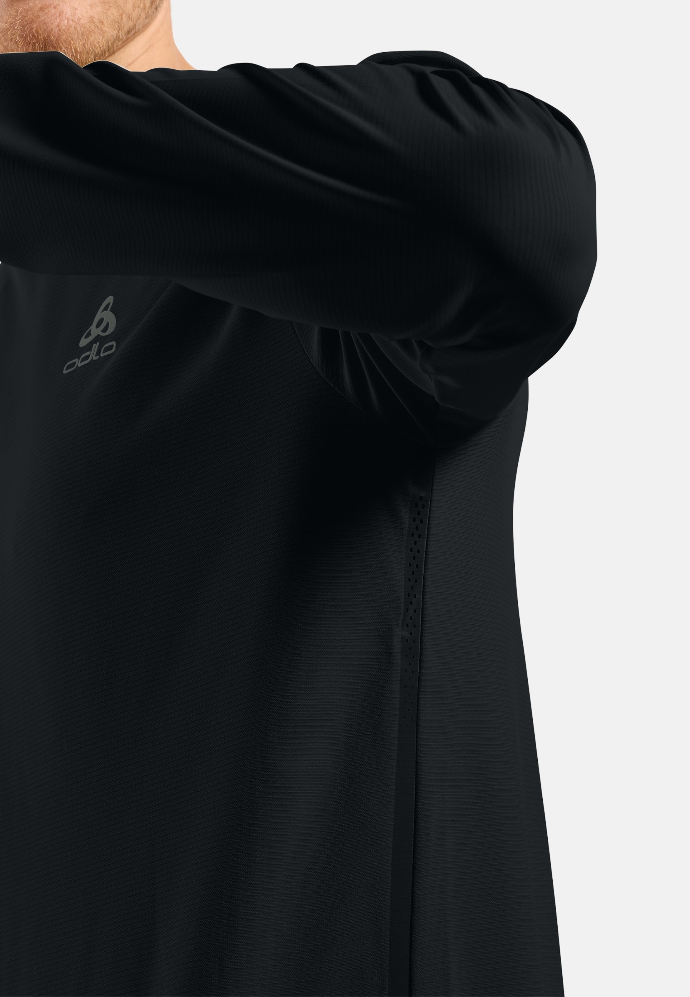 Zeroweight Chill-Tec Langarm-Laufshirt 2.0 in black
