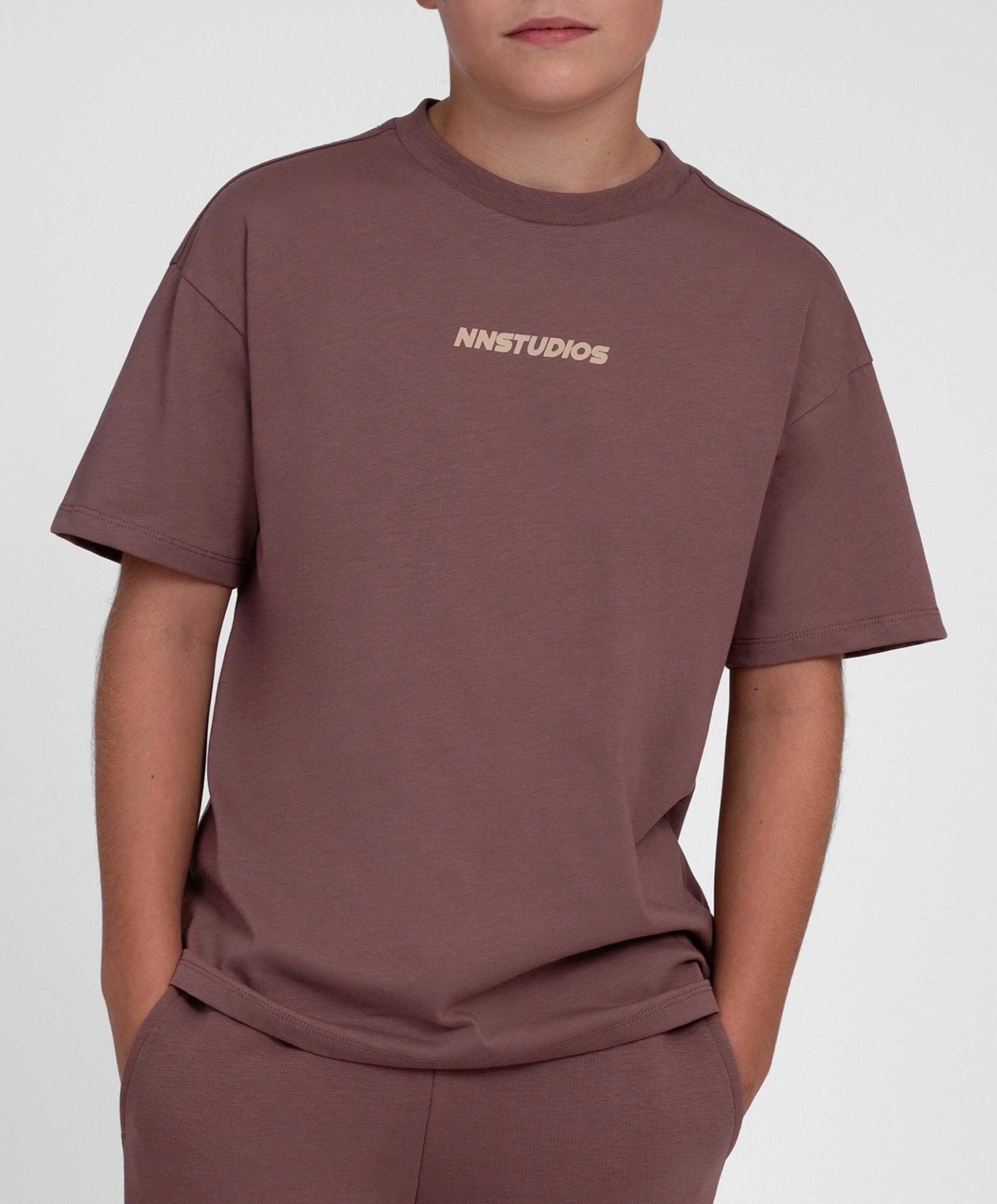 NIK & NIK Jongens T-shirt bordeaux