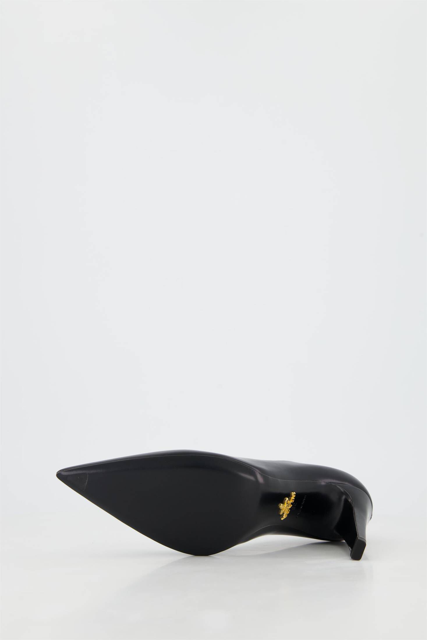 Prada| Damen Pumps aus gebürstetem Leder