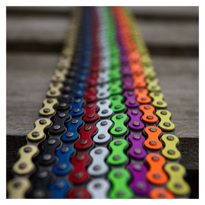 BMX CHAINE JAUNE 1/2 x1/8  ACIER KHEBIKES