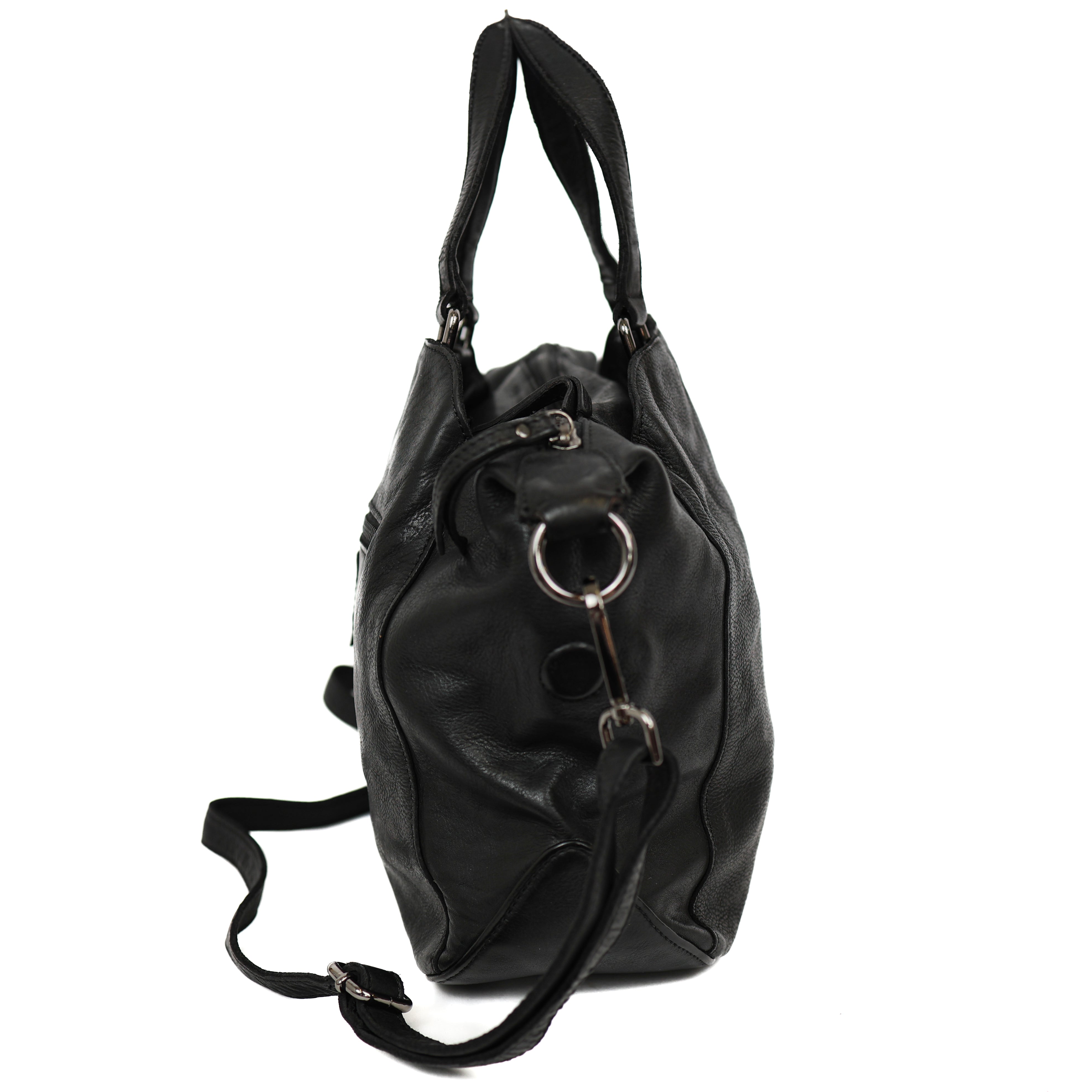 Hand-/schoudertas 'Jinte' zwart Black