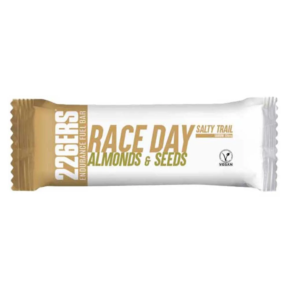 Barra energética 226ERS Race Day Salty Trail com amêndoas e sementes, 40g