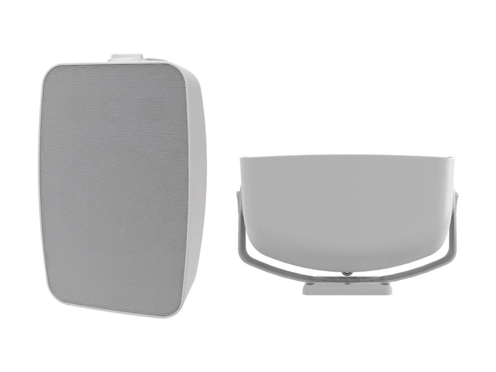 Crestron Saros SMT6T-AW-W-T-EACH - Højttaler - 110 Watt - 2-vejs - tekstureret hvid