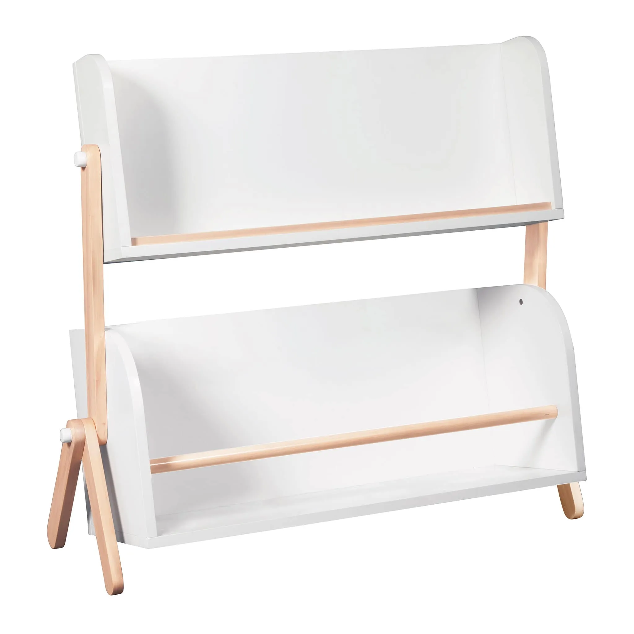 Babyletto Bibliothèque Étagère Tally - Blanc  Naturel Lavé
