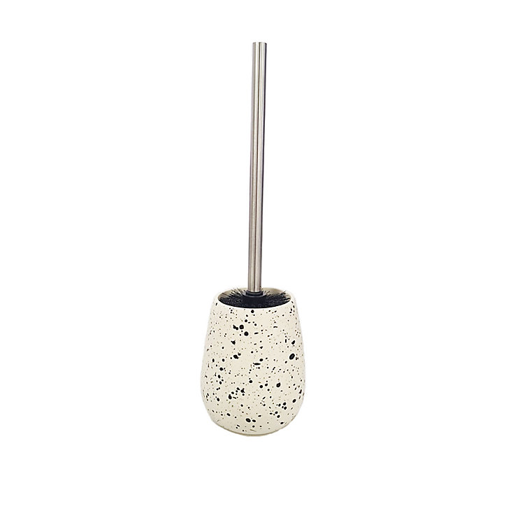 Pot et balai WC, coloris naturel, Demy