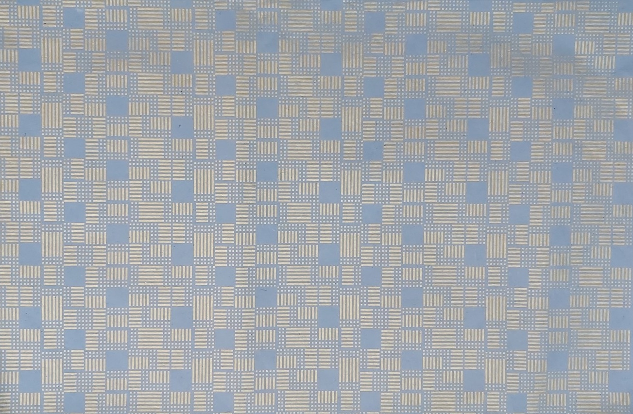 Geschenkpapier, blau gold, L 76 cm, B 51 cm günstig bestellen