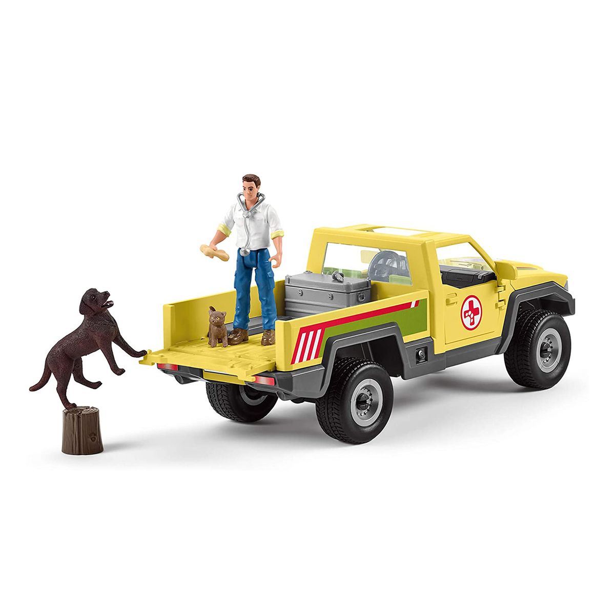 Schleich 42503 - Farm World - Tierarztbesuch auf dem Bauernhof, Spielset