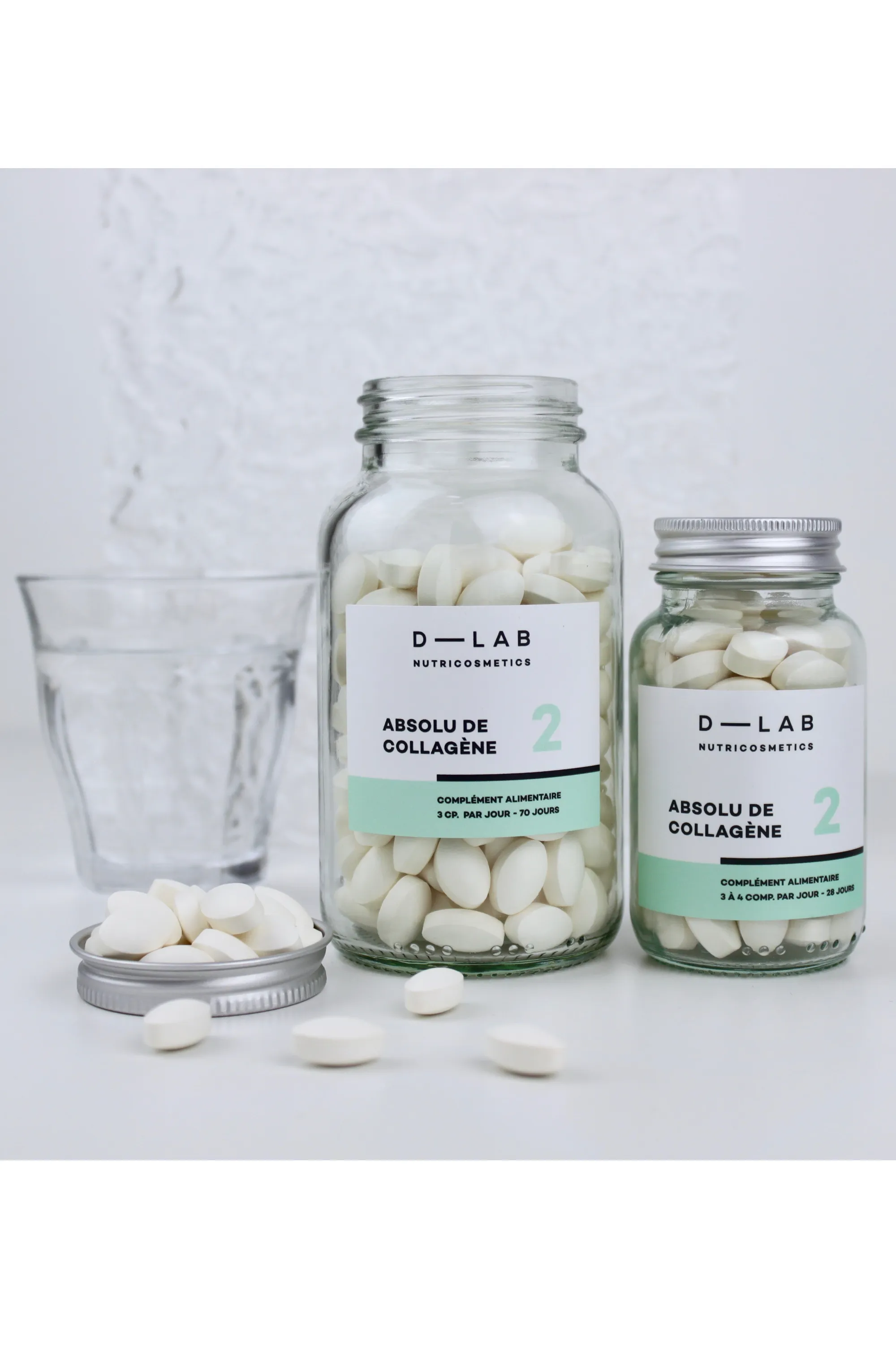 D-LAB Nutricosmetics Complément alimentaire anti-rides Absolu de Collagène-60.23 g