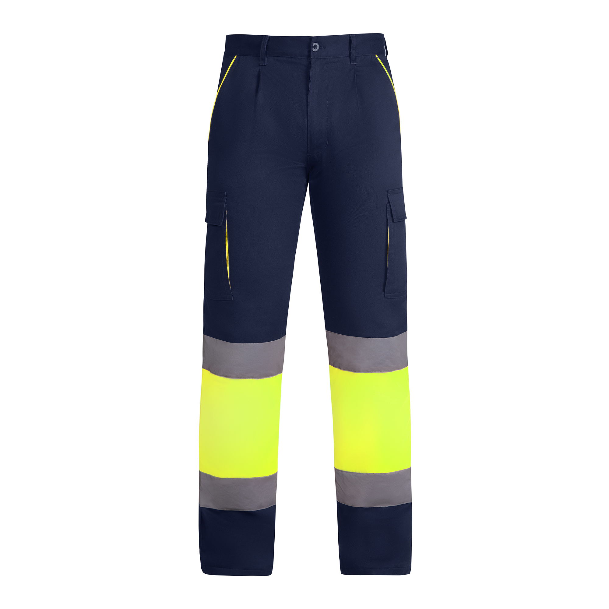 Roly HV9321 - ENIX Pantalon haute visibilité doublé à poches multiples