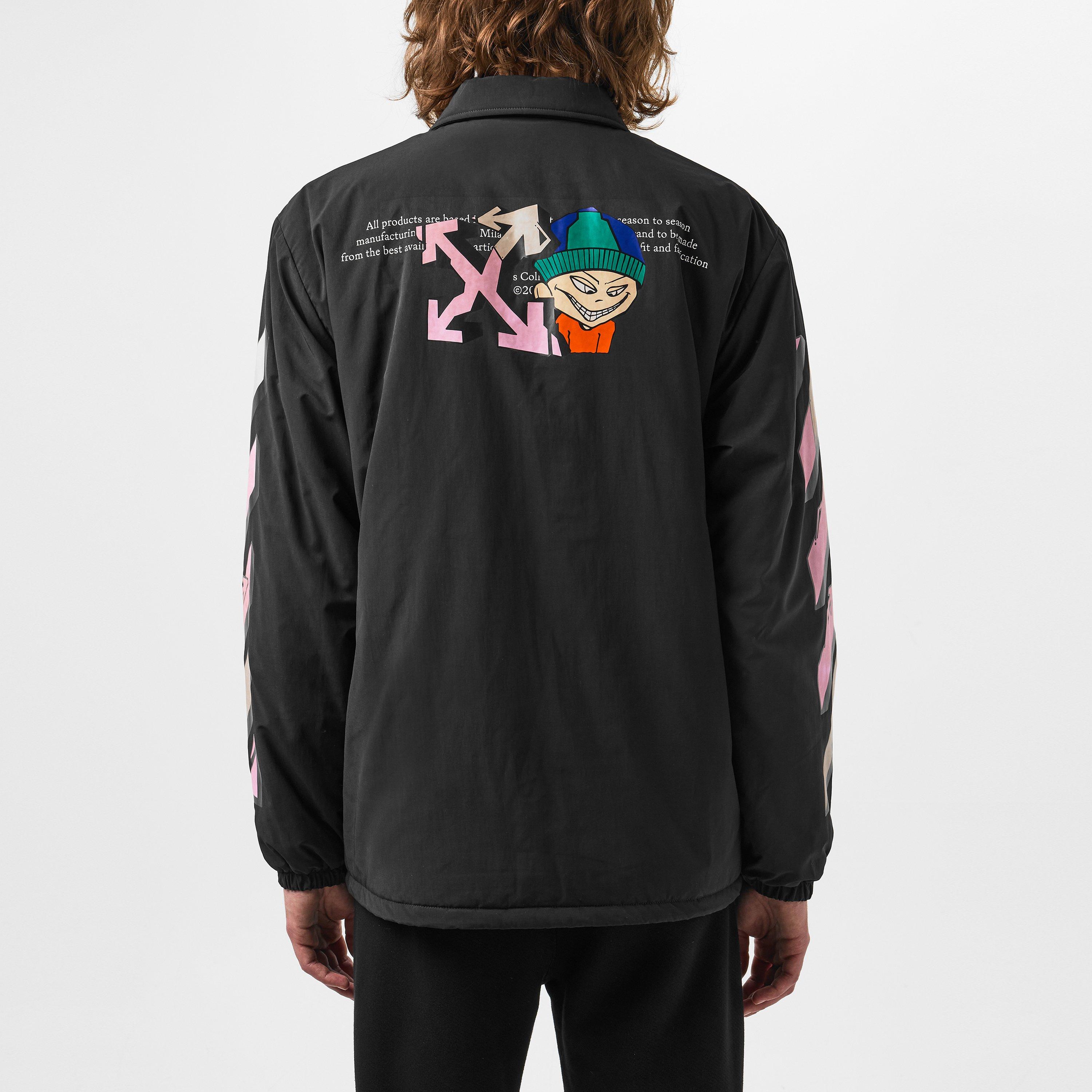 Off White Graffiti Puppet Padded Jacket