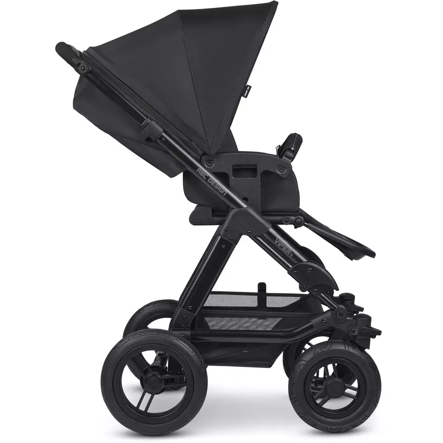 ABC DESIGN Kombikinderwagen 2-in-1 Viper 4 Black Black