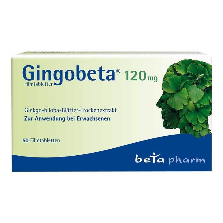 Gingobeta 120 mg Filmtabletten, 50 St