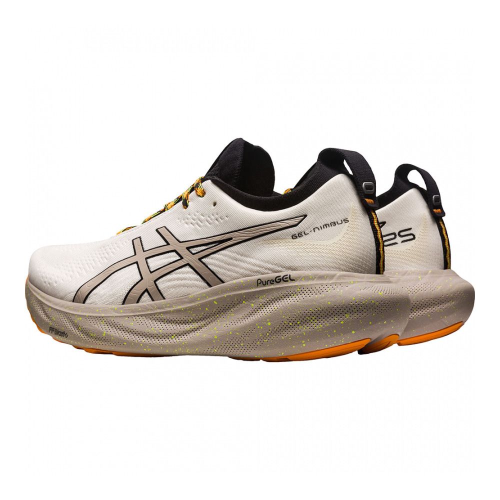 Asics GEL-NIMBUS 25 TR - Chaussures running Homme nature bathing/neon lime