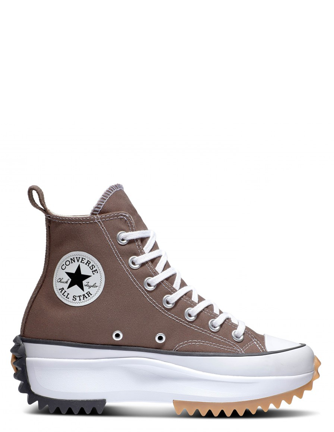 converse Sneakers compensées montantes run star hike hi taupe
