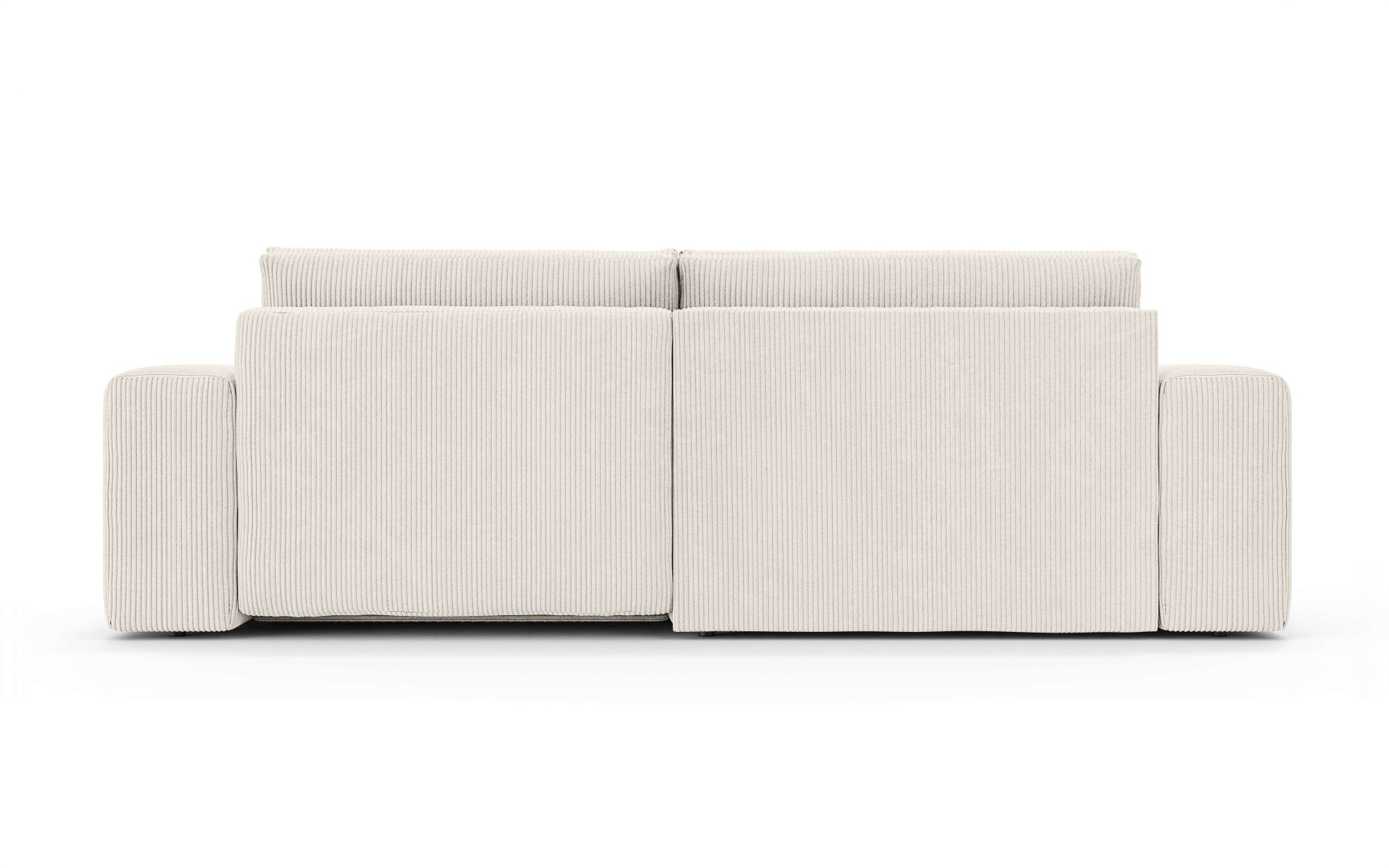 GOODproduct Ecksofa »MATTS Schlafsofa mit Bettkasten, Masse B/T/H: 265/159/89 cm« L-Form mit Recamiere rechts oder links, hoher Sitzkomfort
