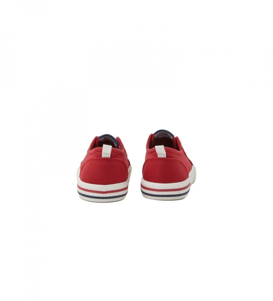 Tênis Pepe Jeans Brady Basic na cor vermelha