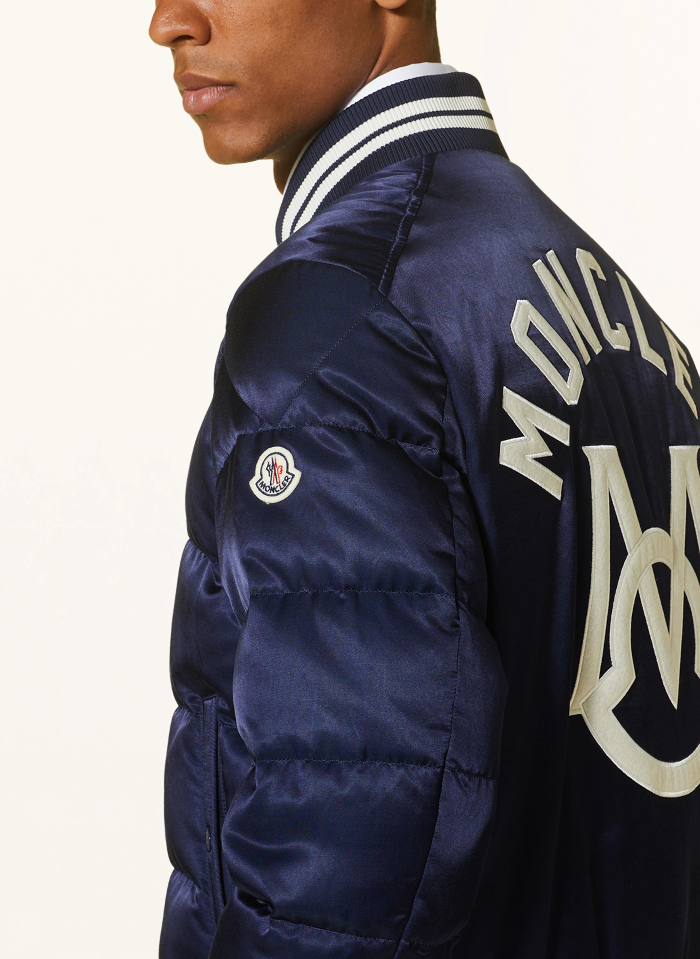 MONCLER Daunenblouson DIVES aus Satin