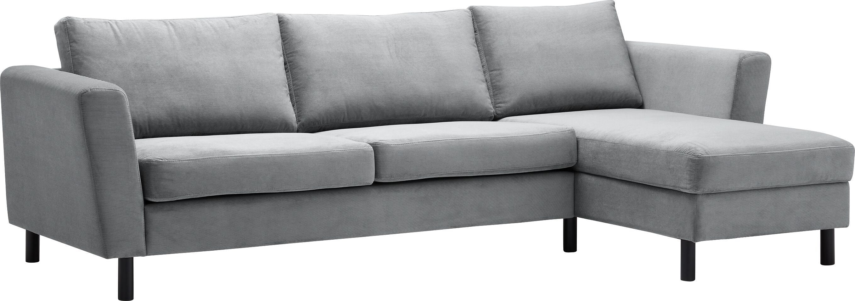 DIENER Ecksofa - Hellgrau / B: 235.0 cm x T: 156.0 cm x H: 81.0 cm