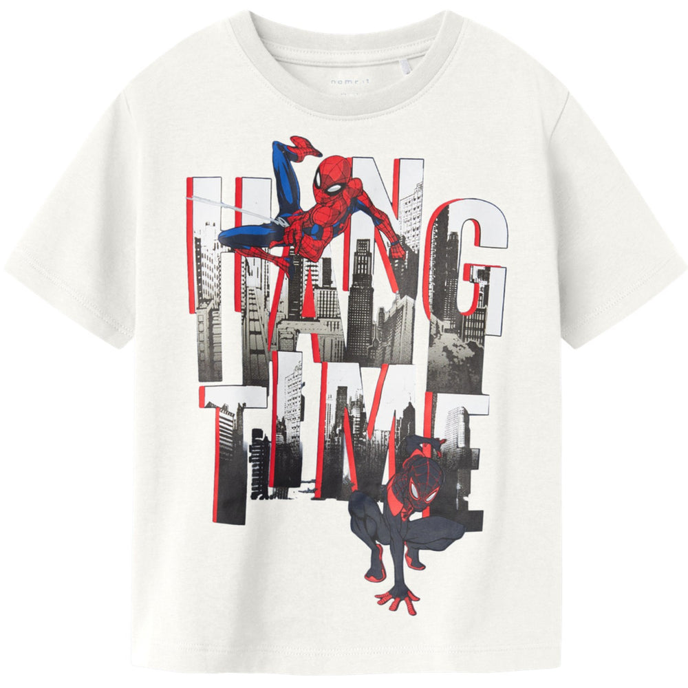 Køb Name It Cloud Dancer Ust Spiderman Regular T-Shirt Marvel