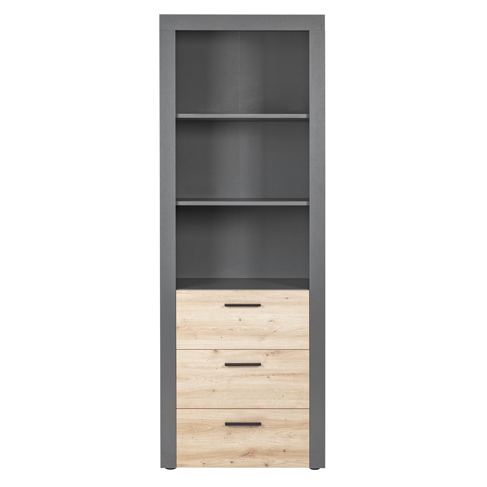 Highboard CORBETO - anthrazit - Artisan Eiche - 69 cm