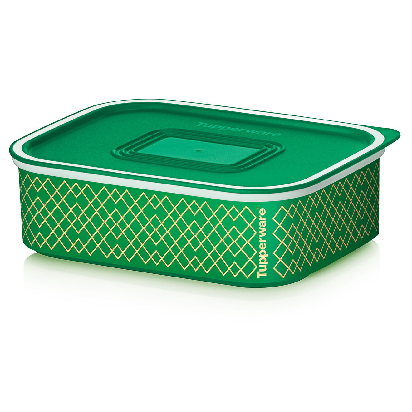Tupperware Boite de conservation avec couvercle verts/sapin - 500 ml