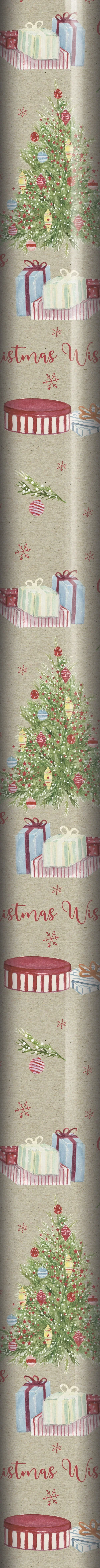 Gavepapir Christmas Lengde 5 m